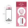 Cino N6110 Portable Single-Layer Glass Cup with Lid