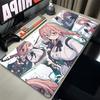 Large Gaming Mouse Pad Zenless Zone Zero Tsukishiro Yanagi kawaii pink Desk Mat Anime E-sports Mousepad Computer Gamer Mausepad