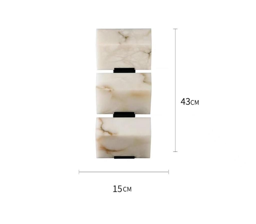Spanish Alabaster Wall Lamp for Hotel, Villa, Stairway, Bedroom & Corridor Decor