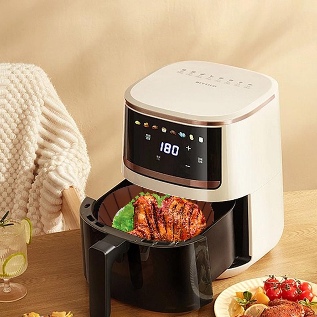 Air Fryer Silicone Liners Pot Airfryer Basket Cooking Gadgets Reusable Baking Tray Non-Stick Pizza Pan Oven Kitchen Accessories