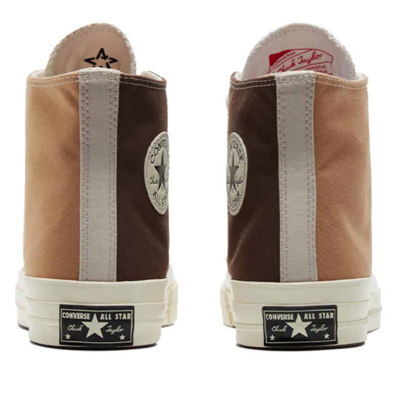 Converse Chuck Taylor All Star 1970s Comfortable and Lightweight High Top Espadrilles Unisex Brown Khaki
