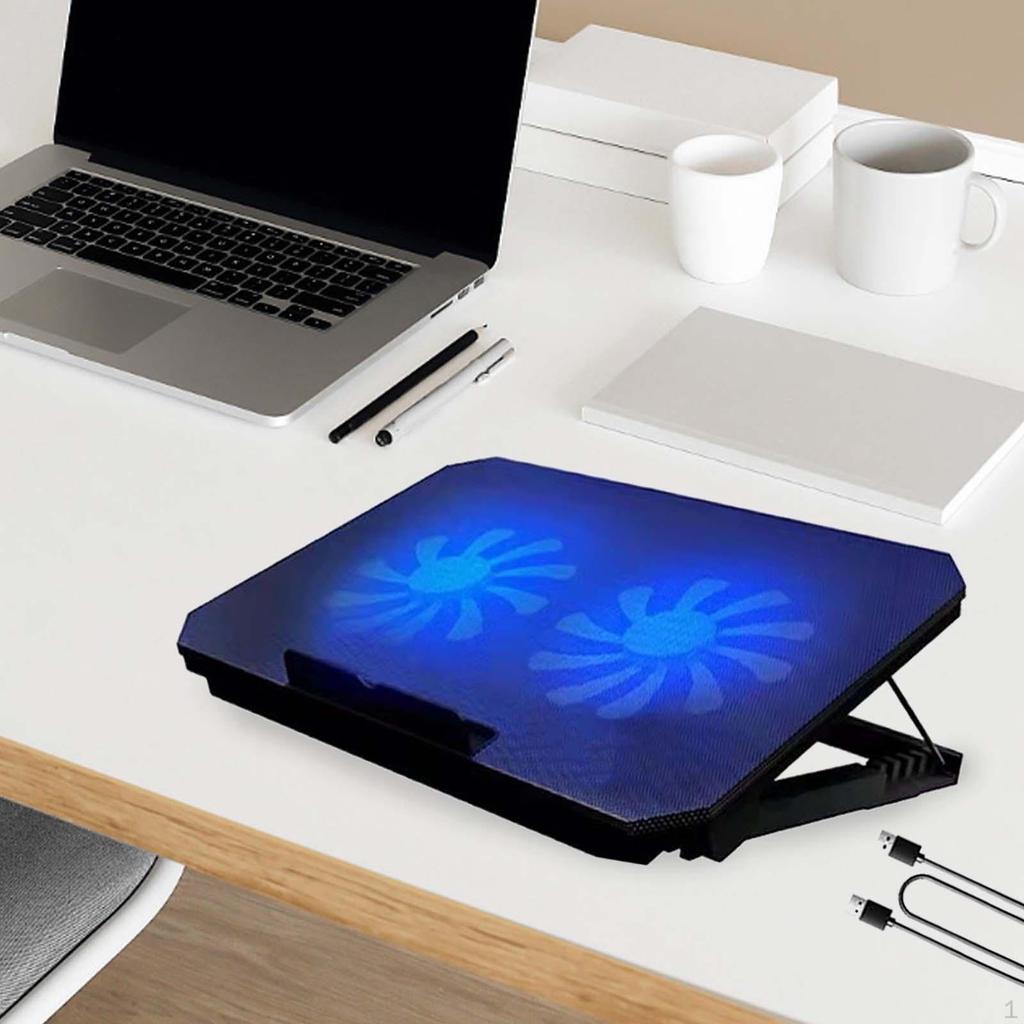 Efficient Laptop Cooling Stand with Dual USB Connectivity for Optimal Performance
