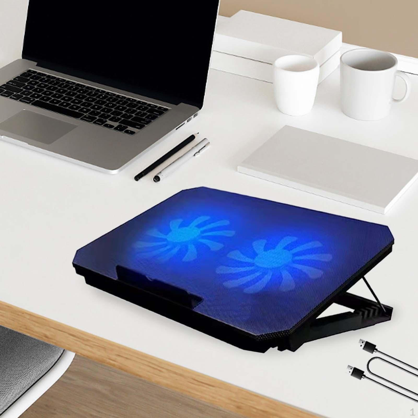 Efficient Laptop Cooling Stand with Dual USB Connectivity for Optimal Performance bianco
