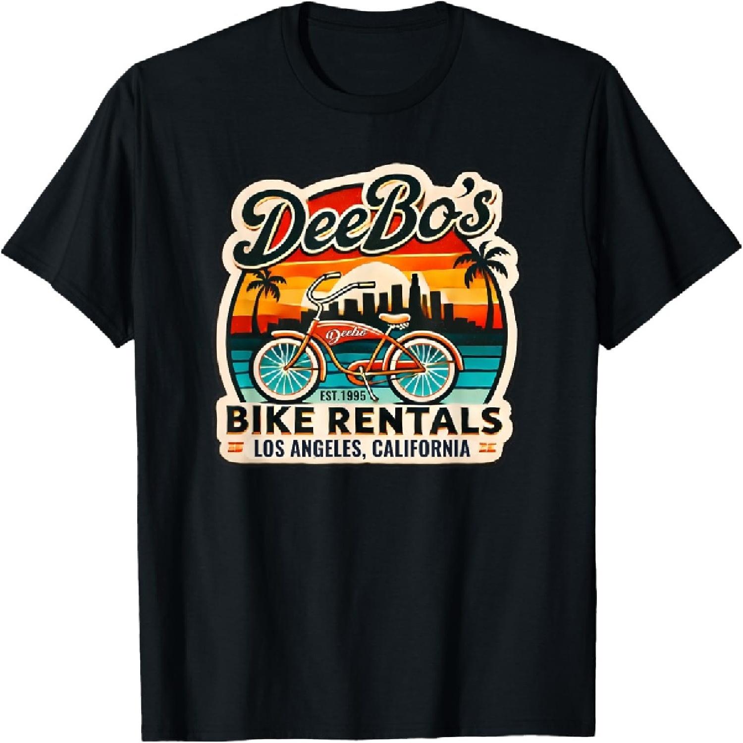 Deebo s Bike Rentals Beach Cruisers 90s Pop Culture T-Shirt S