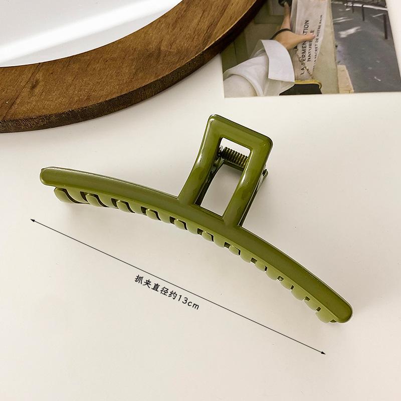 Grab Clip Large Acrylic Shark Clip Summer Hairpin Female Back Of Head Grab Clip Plate Hair Hairpin Broken Hair Bangs