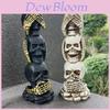 Coppia di Scheletri Classica di Halloween Statuetta in Resina per Decorazione Casa Giardino