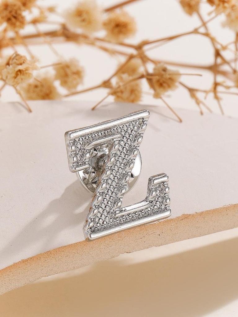 Luxury Alphabet Brooch: Elegant 26-Letter Fashion Pin to Secure Clothing in Style