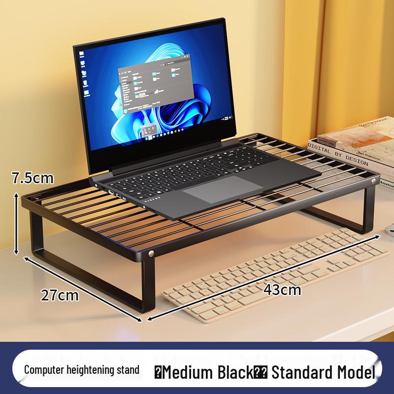 Desktop Laptop Cooling Stand | Iron Art Rack for Dorm & Home