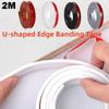U-shaped Edge Banding Tape TPE Rubber Closet Decoration Tape New Edge Protector