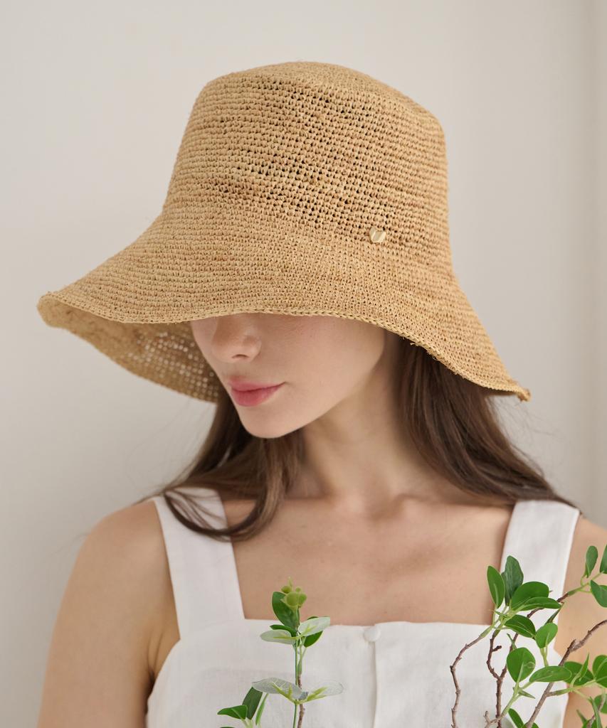 Koipeu Raffia Wide Hat Cf081Ht076