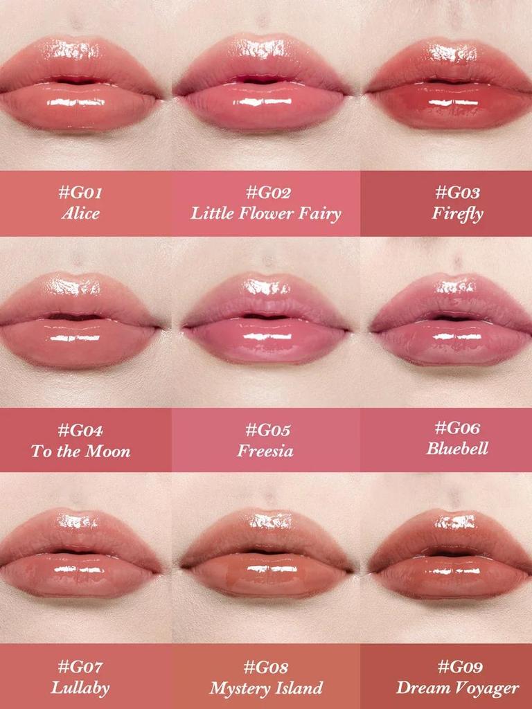 Flower Knows Midsummer Fairytales Collection Coating Film Forming Lip Balm Provides Moisturizing Non Sticky Properties Lip Glow