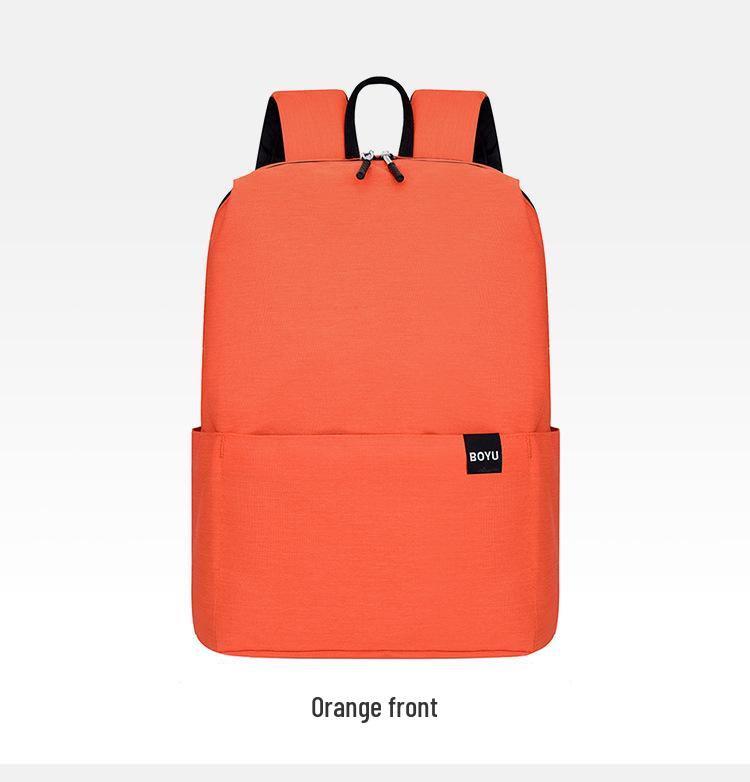 Cross-Border Weiya Lu Multi-Function Colorful Backpack: Student Schoolbag, Business Laptop Bag, Solid Color Casual Backpack.