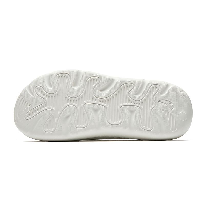 Anta Simple Fashionable Trendy Comfortable Beach Slippers Women Footwear Ivory-White Light-Pink-Blue 122638519-3