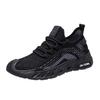 Plus Size Men's Breathable Mesh Sneakers, Spring 2025 - Fashionable, Versatile, and Comfy for Casual or Running Activities.