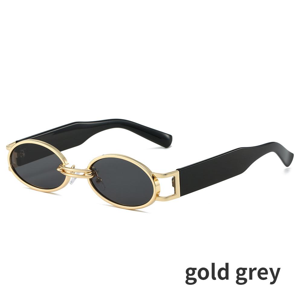 

Новые винтажные овальные солнцезащитные очки женские Ins маленькие солнцезащитные очки в стиле ретро в стиле панк для женщин и мужчин люксовый бренд солнцезащитные очки с защитой UV400