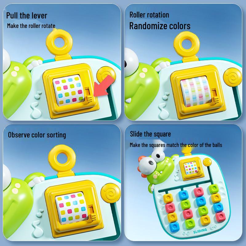 Color Match Chess Board: Cartoon Logic Training & Educational Toy for Kids