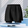 Men's Swim Trunks Quick Dry Loose Fit Double Layer Sports Shorts for Swimming Running