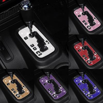 Jeep Wrangler Gear Shift Decorative Rhinestone Stickers