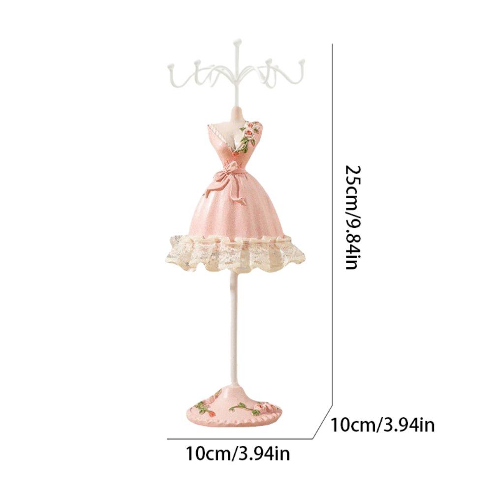 Organizer Rack Necklace Mannequin Display Stand Princess Earrings Rack Stand Display  Jewelry Store