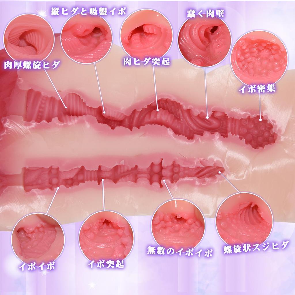 Masturbator Masturbator Realistic feeling New office lady of pushing through the flesh x Vacuum x Tight Nupunupu x Tight Triple structure Heavy 665g