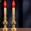 Simulated Candlestick Buddhist Temple Utensils Temple Worship Family Prayer Home Decoration Absorb Wealth