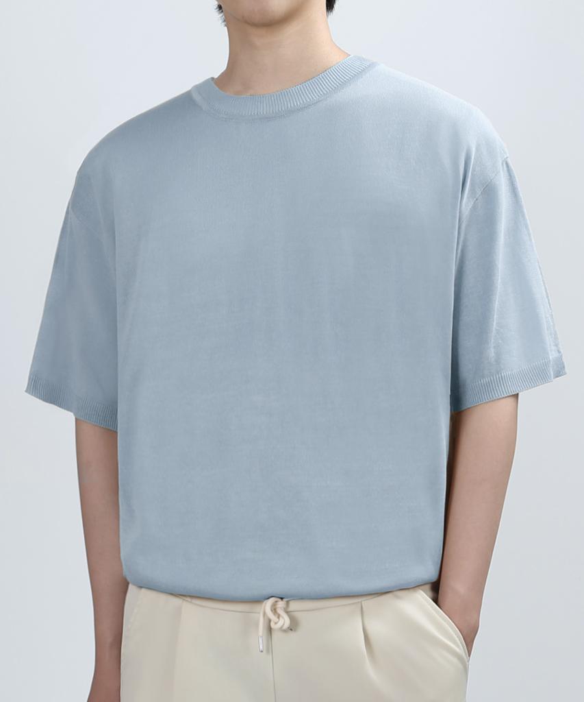 VERYVAIN Crew Breeze Knit (Indy Blue)