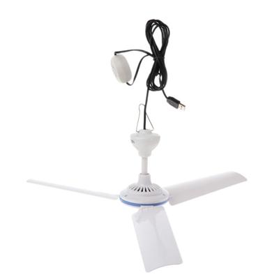 USB Stropní ventilátor pro C 5V Malé ventilátory Vnitřní Venkovní Přenosný pro Postel Síť Studentská Ubytovna Domov Cestování Chlazení