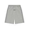 Shorts de Moletom Relaxado com Vivo Essentials Cinza Concreto/Preto Calças Masculinas Cinza 160SP254555F