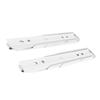 2pcs White Shelf Bracket Cold Rolled Steel Folding Hinge Durable Desk Hinge  Home