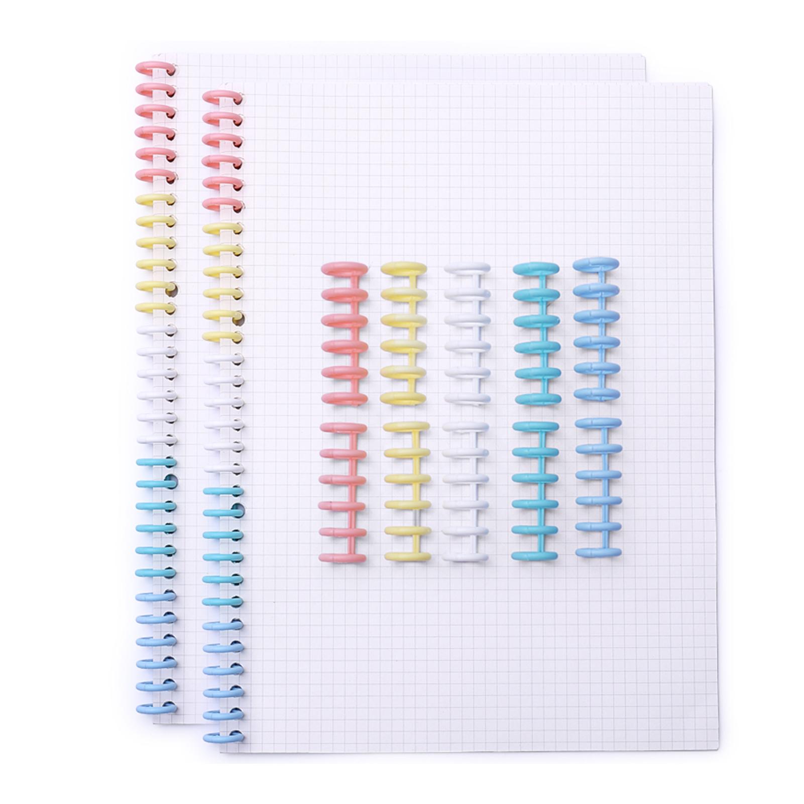 

KW trio Binding Spine Combs 6 Holes Loose Leaf Binder Album Rings for DIY Notebook Photo Album Diary Book Calendar 12mm разноцветный