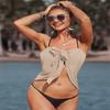 Women Short Sarongs Swimsuit Summer Coverups Beach Bikini Wrap Sheer Short Ladies Skirt Chiffon Scarf Cover Ups For Swimwear