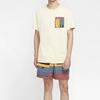 Nike T Shirts Men's Fossil Gray Crew Neck Moderate Straight Fit CZ8671-208