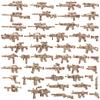 Non-Toxic 25/50/100Pcs Ww2 Military Army Police Solider Swat Weapons Cannon Building Blocks Moc Figure Accessories Model Bricks Diy Toy