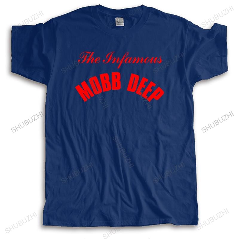 New Arrived Men Cotton Tshirt Summer Mobb Deep Infamous Fashion Brand Teeshirt Homme Tops Teeshirt Plus Size Drop Shipping