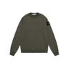 (L,Wu Lan 604)Classic Stone Correct Version Solid Color Round Neck Badge Long Sleeve Men And Women Same Style Sweatershirt Island Couple