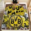 Custom Name,BVB Printed Flannel Blanket, Soft Throw for Bedroom Sofa, Washable, Christmas Present, Great Gift.