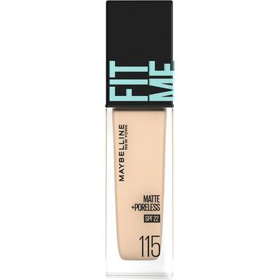 Fit me tekutý základ r 115 Pleťový make-up Po ošetření pleti pleťovým mlékem a primerem naneste přiměřené množství podkladové báze.