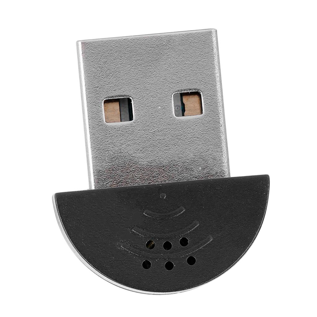 Portable USB Mini Studio Speech Microphone Recording Audio MIC Adapter For Computer PC