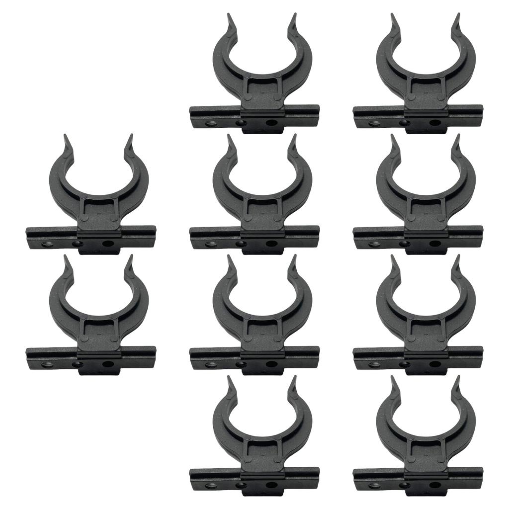 10 kusů Kuchyňské soklové klipy Pevné plastové držáky soklové desky pro 32 42mm nožičky skříněk Bez šroubů Pro každodenní použití