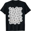Black Flower Daisy Chrysanthemum Gerbera T-Shirt