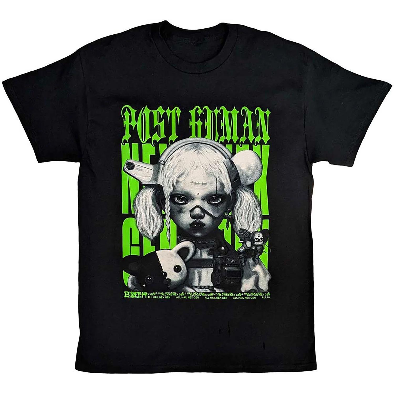 Bring Me The Horizon Green Nex Gen Slim Fit T-shirt High-end Luxury Is for Both Men and Women Top Y2k 2026 Summer 4XL