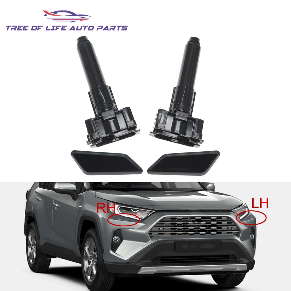 8520842070 8520742070 Front Bumper Headlight Washer Spray Nozzle Jet Cover For Toyota RAV4 XA50 -2024 8535342010 85354-42010