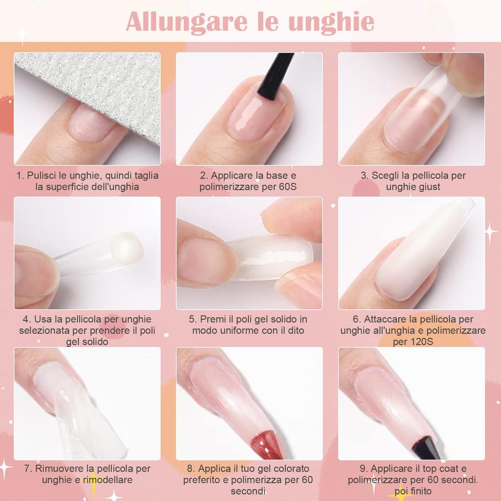 Biutee Nail Extension Gel Polygel Large Capacity 30g Total Clay Gel Beginner Clear Nail Tip Adhesive Icing Gel 3D Parts Gel Nail Glue 15g2