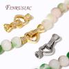 18K Gold Plated Connectors For Jewelry,Brass Zircon Clasps For Bracelets Accessories,DIY Jewelry Making Supplies,Pearl Clasp