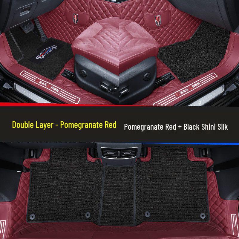 Custom Leather Floor Mats for Hongqi HS5 (2019-2025) - Interior Accessories & Style