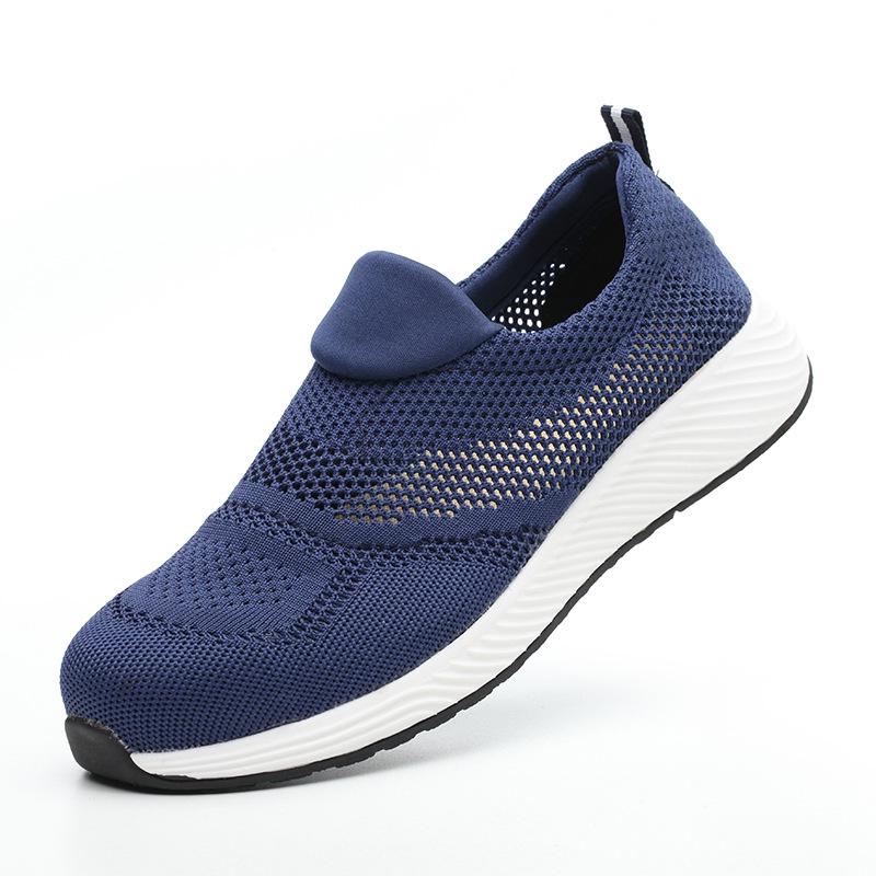 

Tinggu Дышащая защитная обувь со стальным носком и сеткой: Легкий, устойчивый к запахам, ударопрочный и антипрокольный.