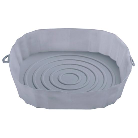 

Равномерный нагрев пластины гриля, не липкий, маслостойкий, 3D дренажный слот, бинауральная ручка, силиконовая изоляционная подставка для подноса для столовой светло-серый