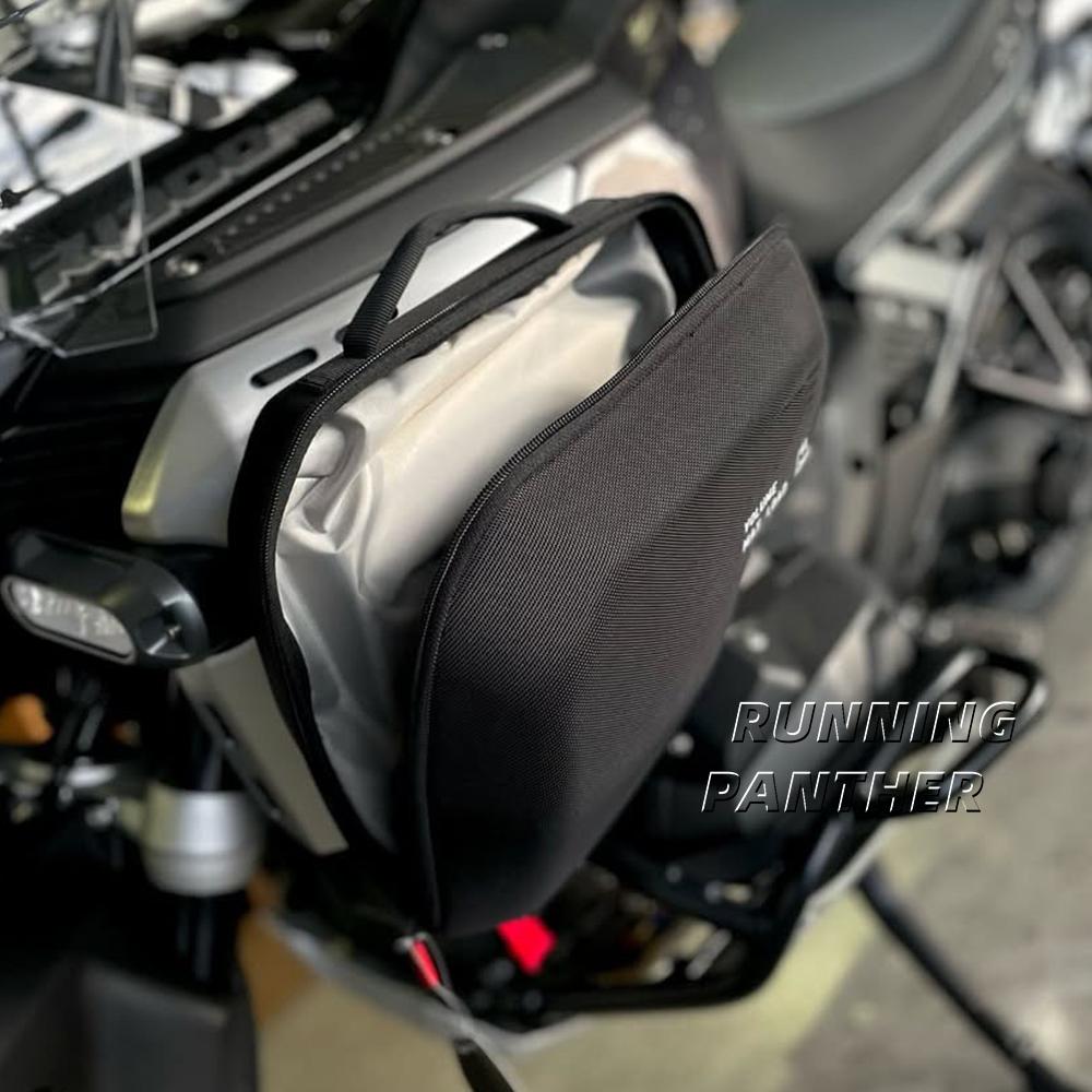 For R1300GS ADV 2024 2025 Motorcycle Tank Side Case Radiator Cowl Bag Fairing Tool Bag Waterproof R 1300 GS Adventure
