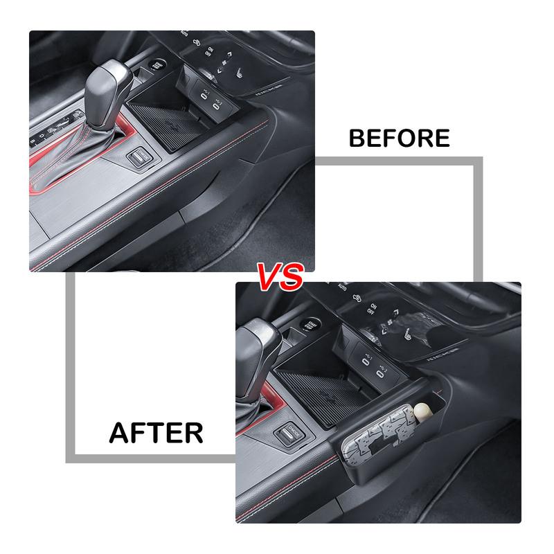 Center Console Gear Shifter Storage Organizer for 2025 Nissan Kicks Accessories Armrest Hanging Storage Box Gear Shift Car Tray