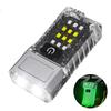 USB Rechargeable LED Flashlight Portable Tail magnet flashlight Super Bright Camping Lantern Side COB emergency light
